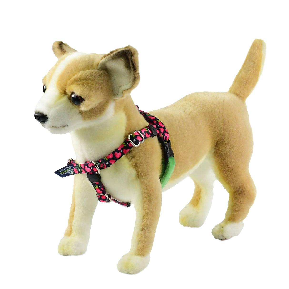 XXSmall Fruity Hearts Freedom No-Pull Harness 13"-16" Chest from 2 Hounds Design