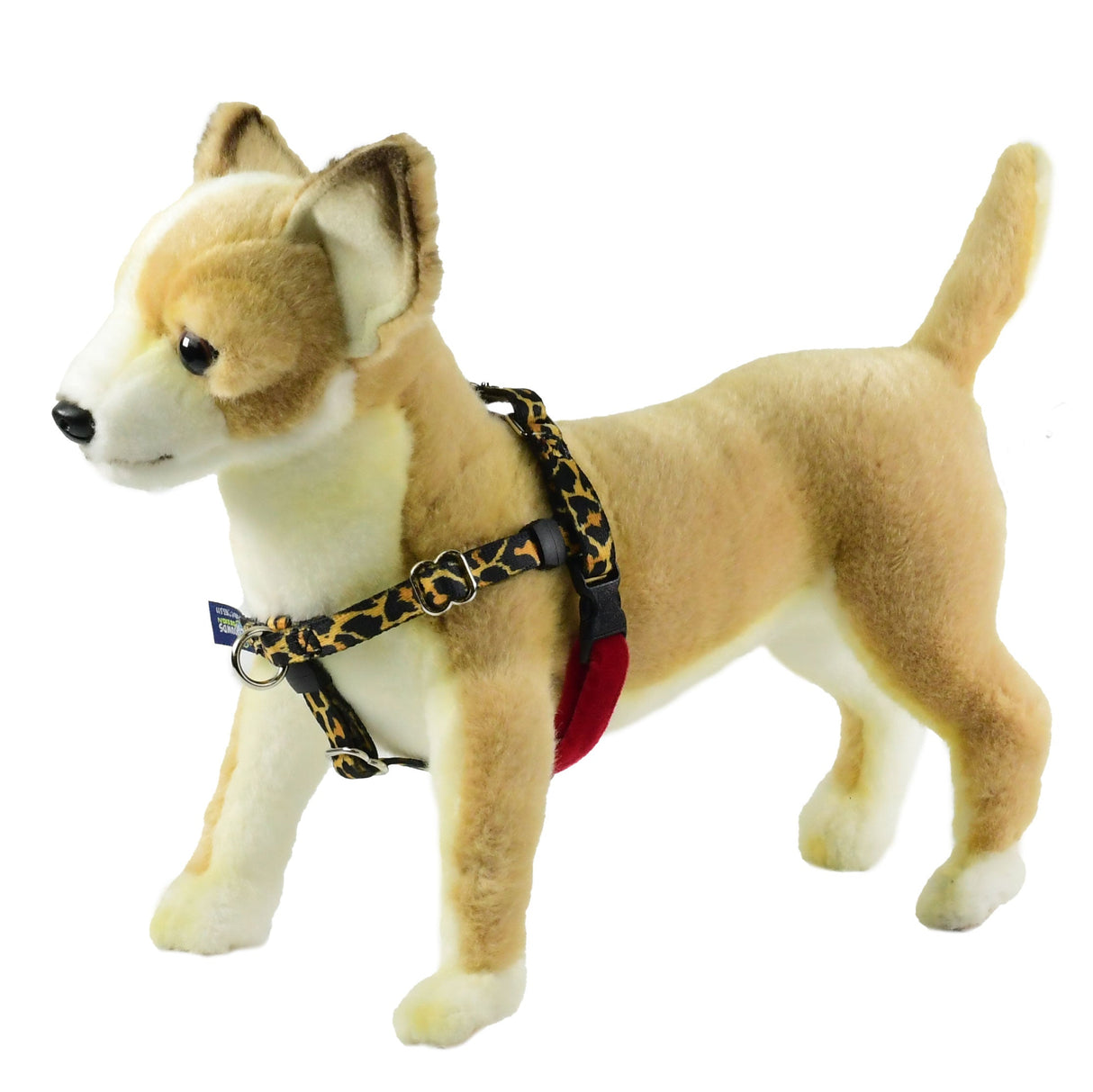 XXSmall Leopard Print Freedom No-Pull Harness 13"-16" Chest from 2 Hounds Design