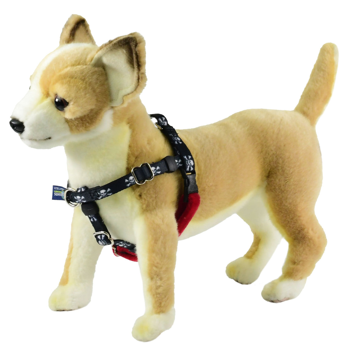 XXSmall Skulls Freedom No-Pull Harness 13"-16" Chest from 2 Hounds Design