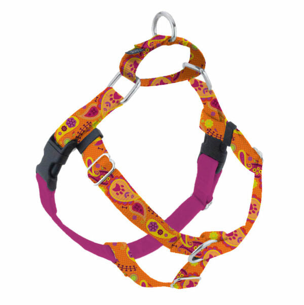 Orange Paisley Freedom No-Pull Dog Harness – EarthStyle from 2 Hounds Design
