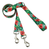 Christmas Patchwork Double Connection Leash – EarthStyle from 2 Hounds Design