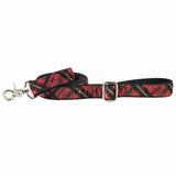 Classic Winter Plaid Velvet Dog Leash from 2 Hounds Design