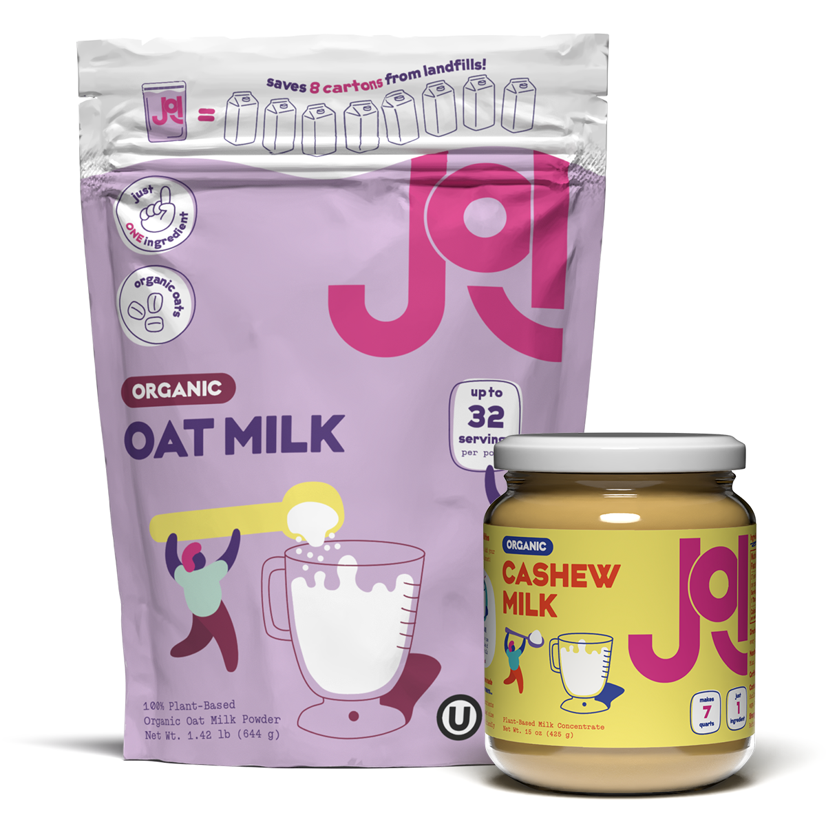 Organic Oat & Organic Cashew 2-Pack From JOI