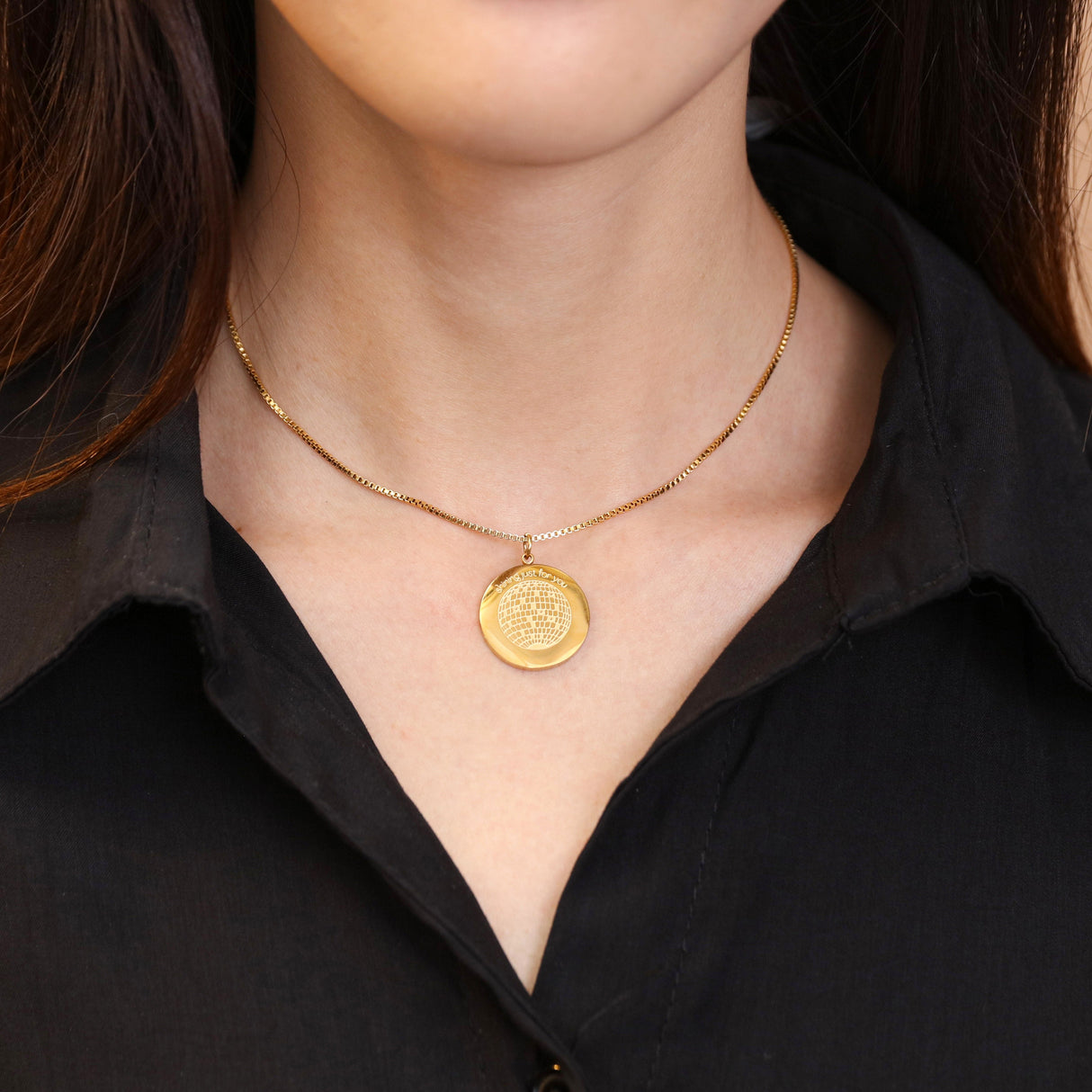 DISCOBALL NECKLACE from Ashlen