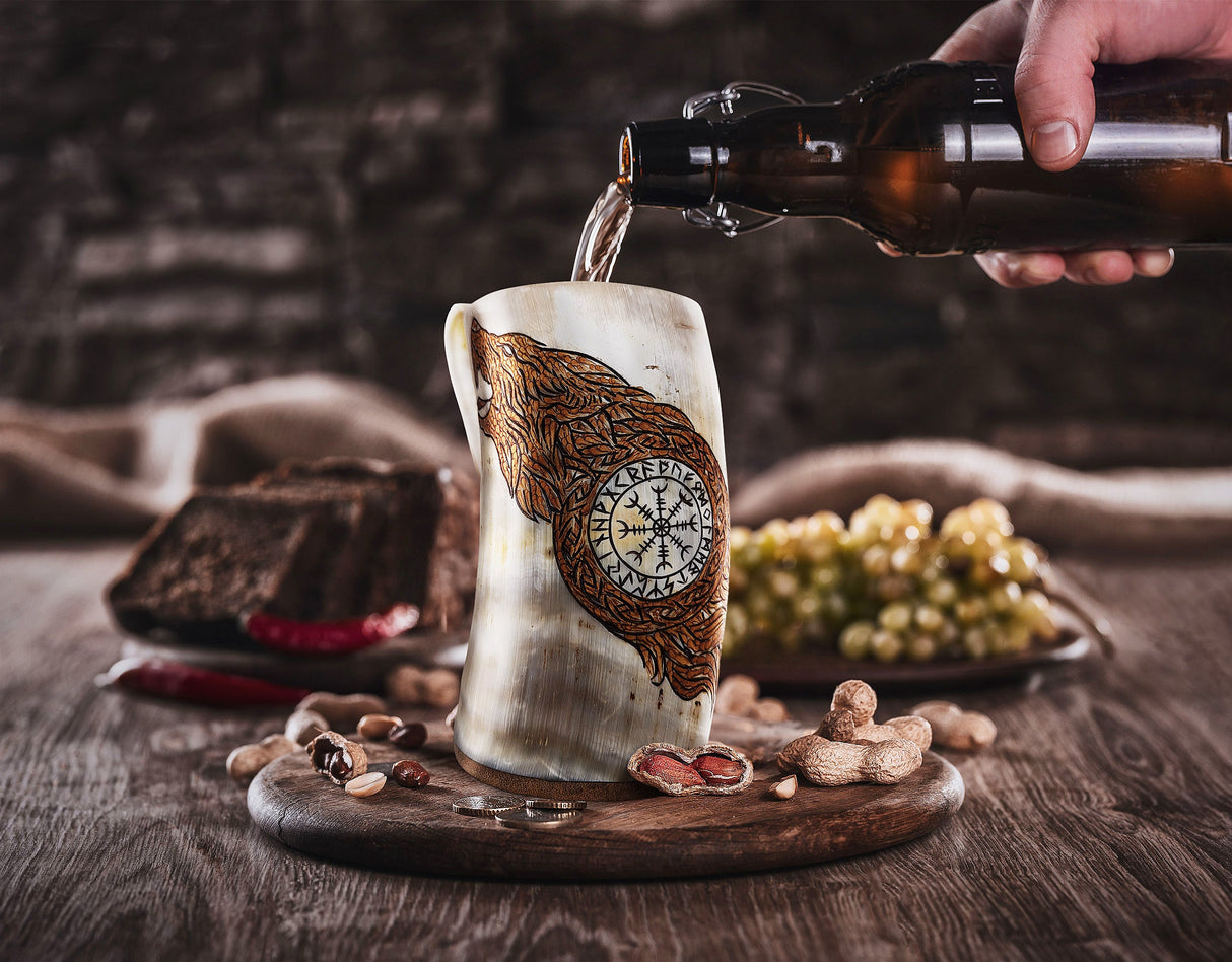 Horn Tankard Mug from Norse Tradesman