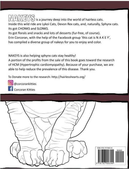 SPHYNX CAT COLORING BOOK from ReNewedPet