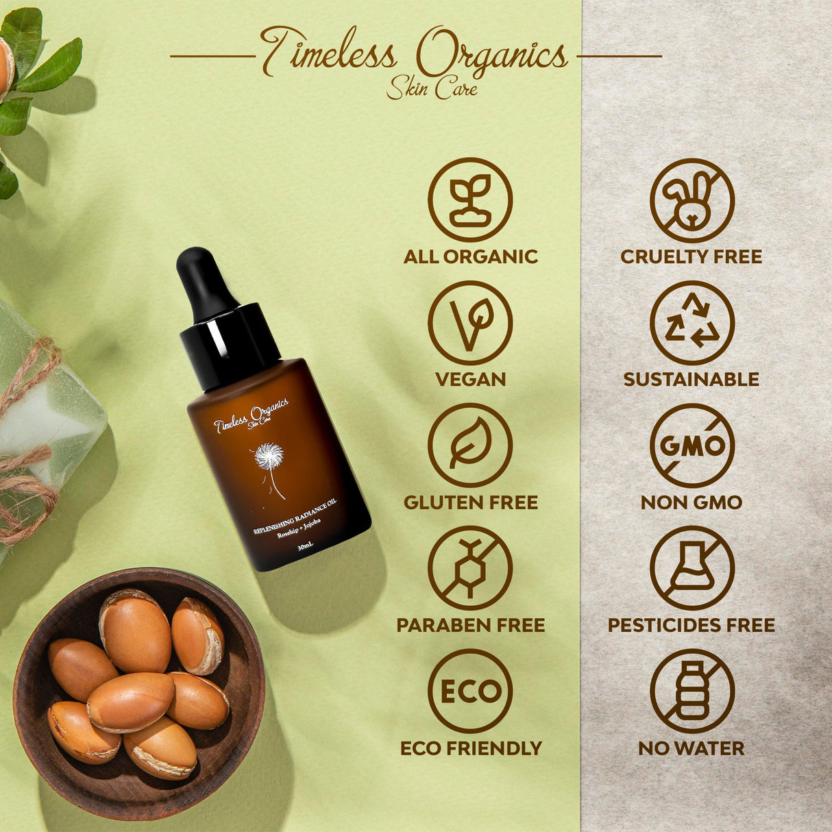 Replenishing Radiance Oil from Timeless Organics Skin Care