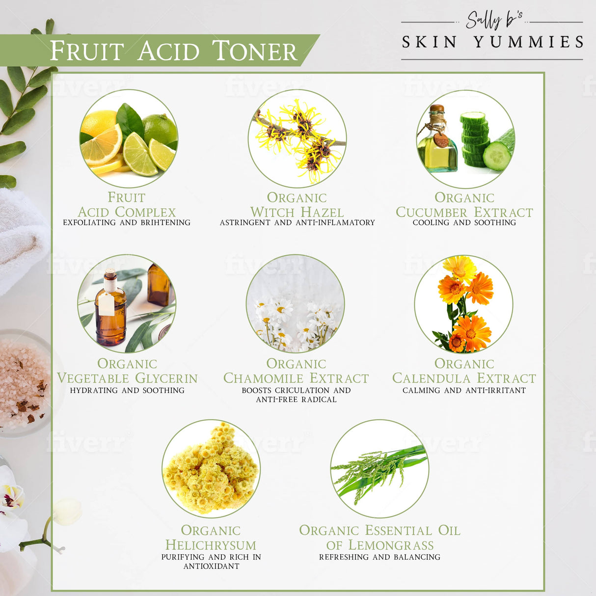 Fruit Acid Toner From Skin Yummies
