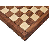21" Drueke Style Golden Rosewood & Maple Wood Chess board - 55 mm square - Matt Finish from Royal Chess Mall