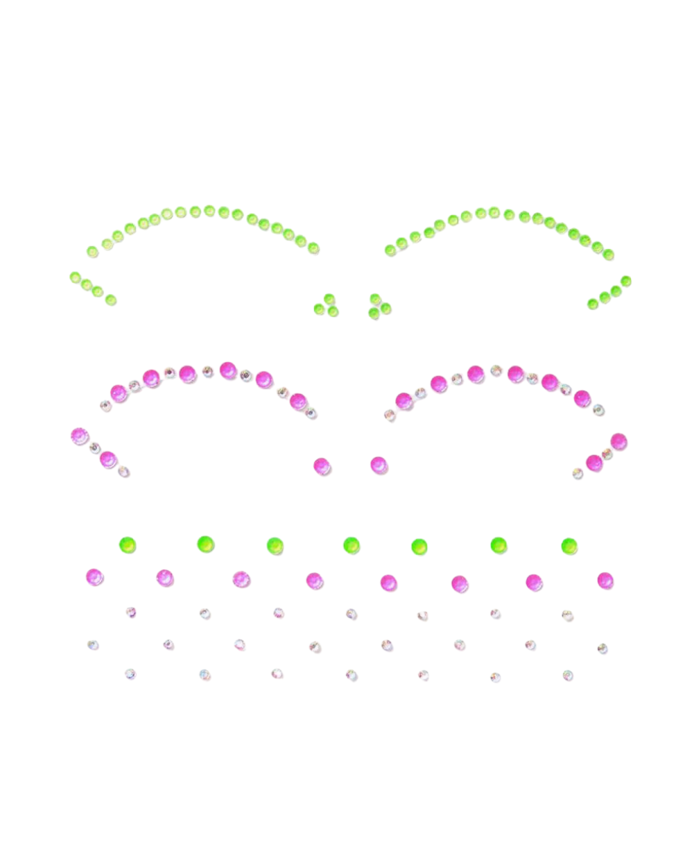 Neon Face Gem - Cut Crease Face Jewel from Lunautics