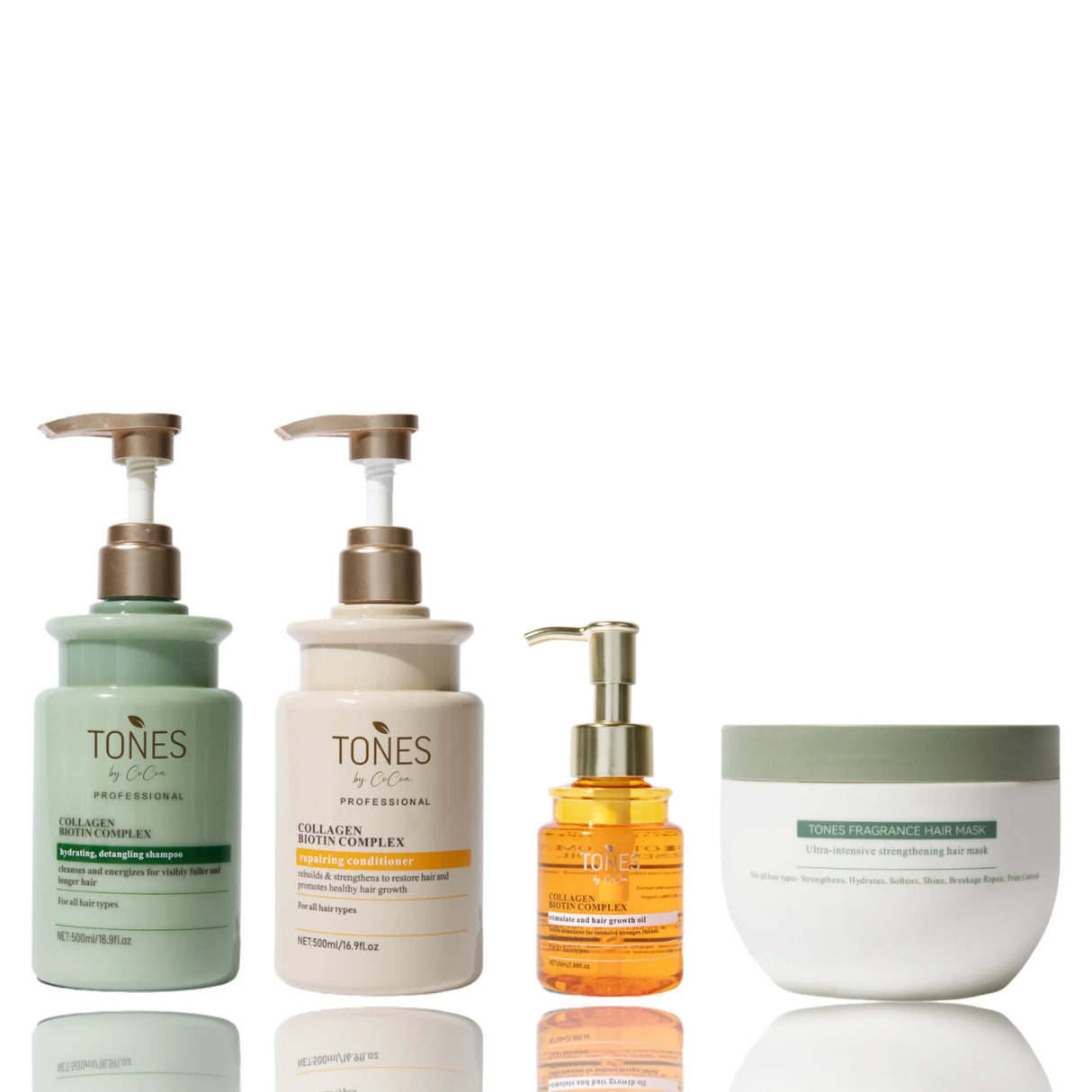Collagen Biotin Complex Boosting Hair Growth Kit From Tones by Cocoa
