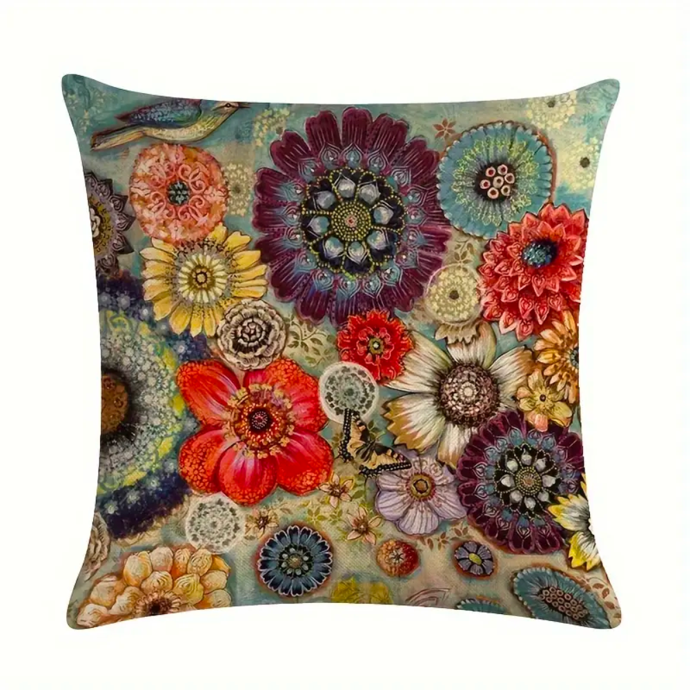 Mexican Flowers Cushion Covers from Moderny