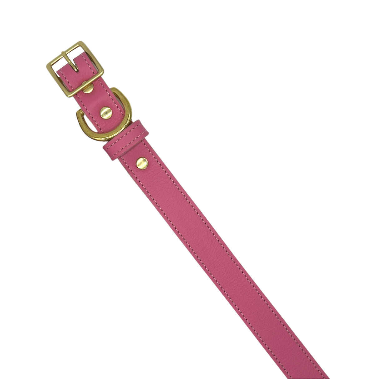 Plain Leather Dog Collar from Bonne et Filou