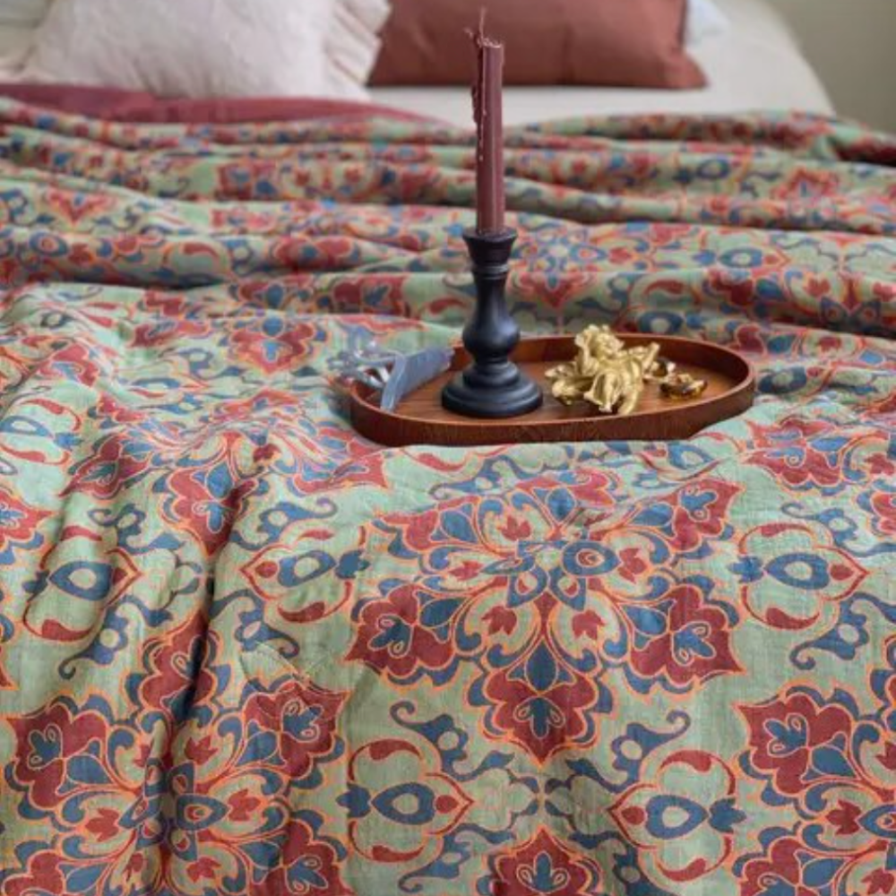 Boho Summer Throw Blanket from Moderny