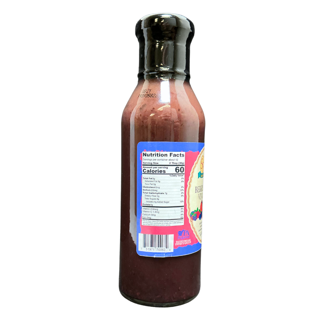 Stello Foods - Rosie's Berry Cabernet Vinaigrette 13 oz From Stello Foods