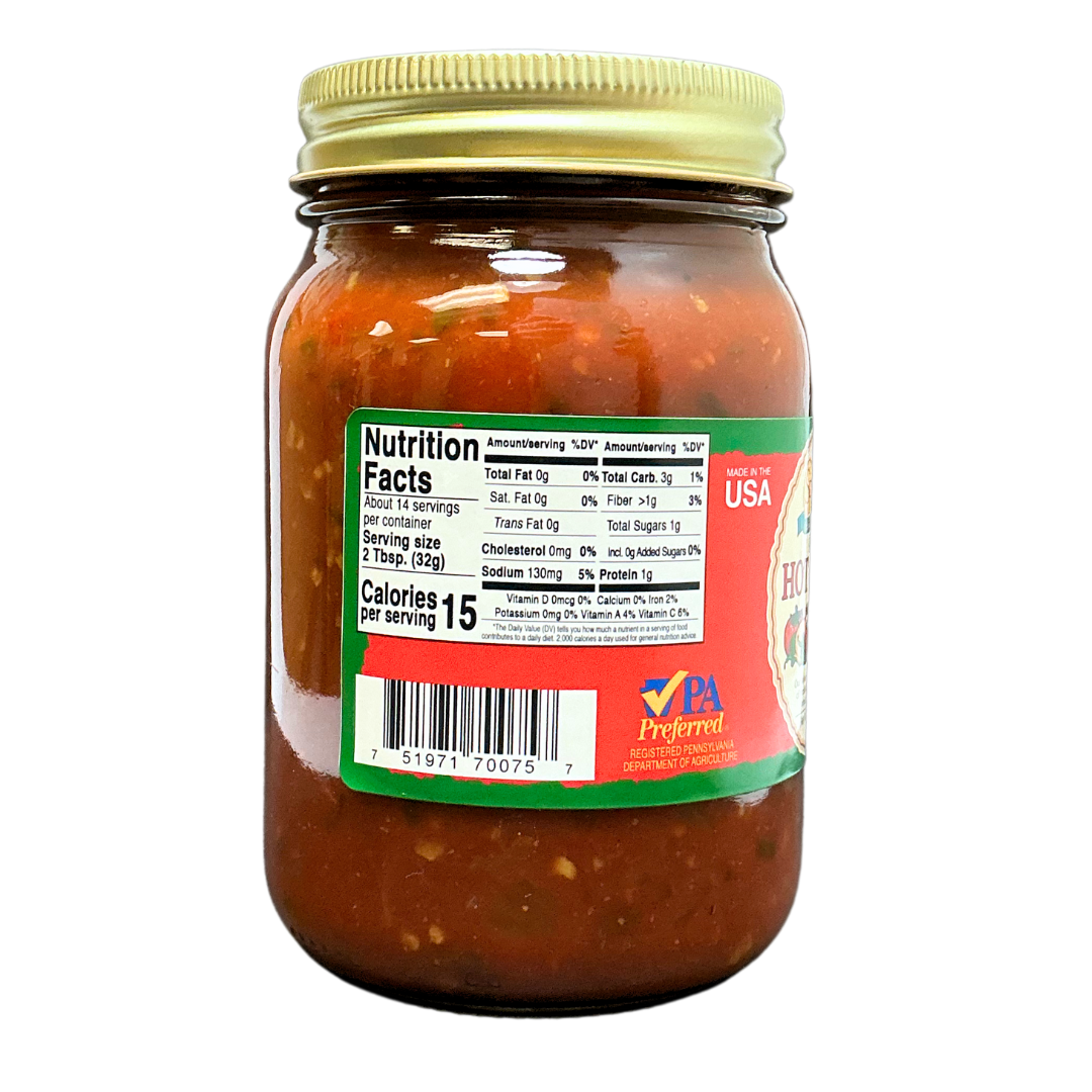 Stello Foods - Rosie's Hot Salsa 16 oz from Stello Foods