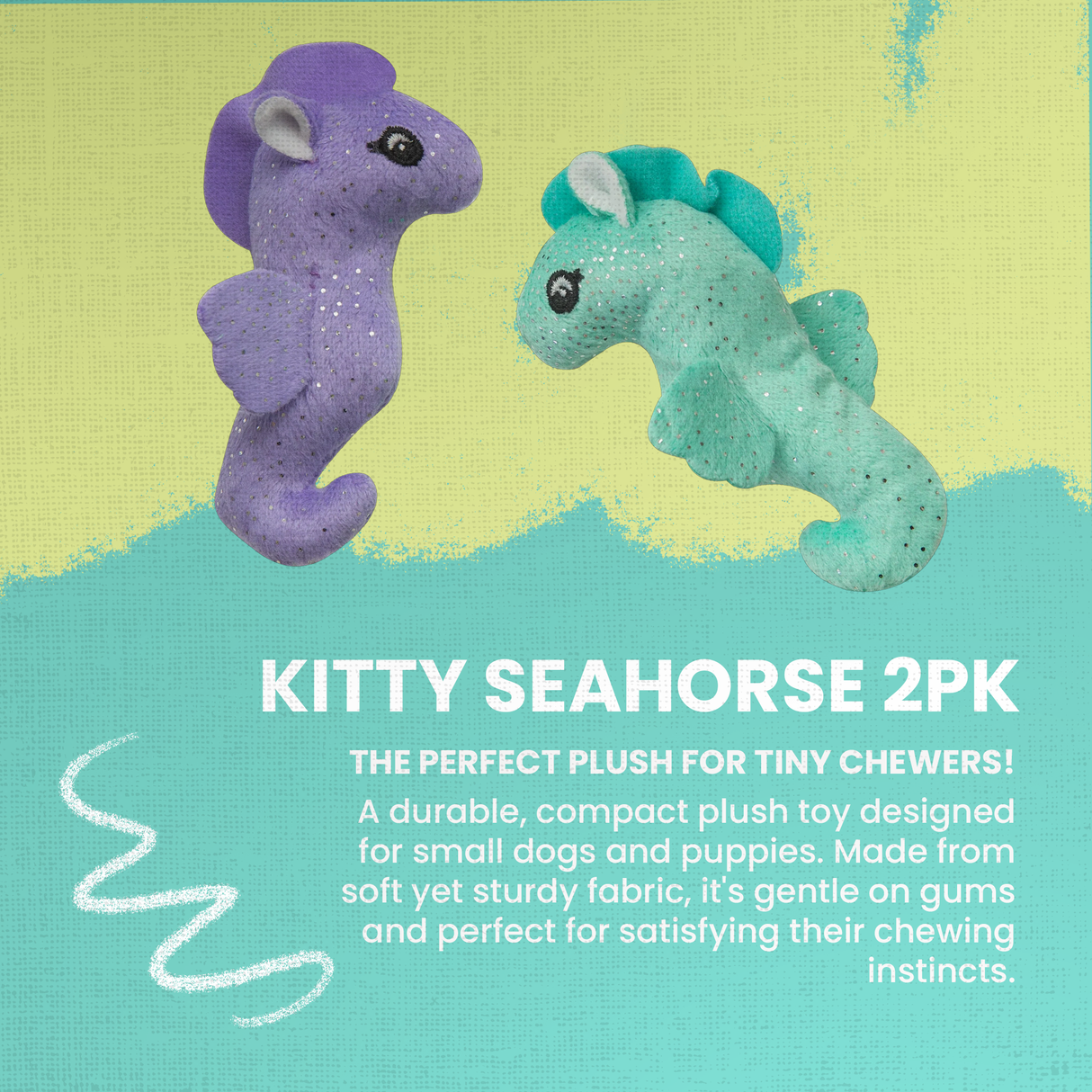 Kitty Seahorse 2pk with Catnip from Health Extension
