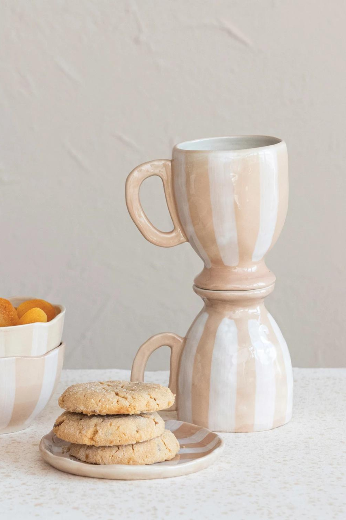 Urban Homestead Hand-Painted Stoneware Mugs from Tallulah Lou