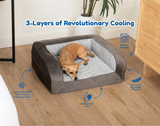 PupChill™ Cooling Bolster Dog Bed from Paw.com