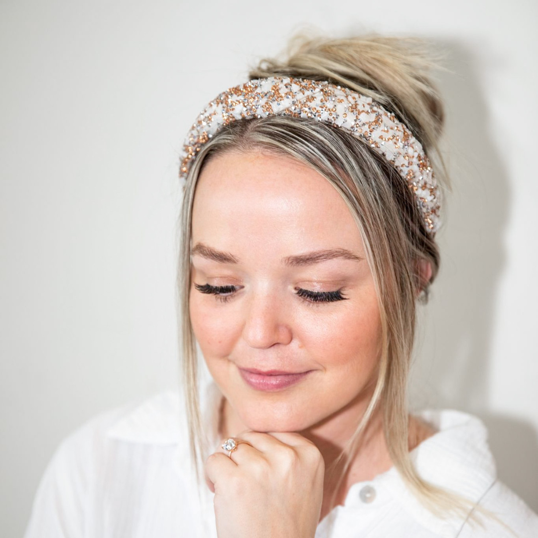 All That Glitters Headband - Metallic From Headbands of Hope