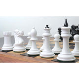 Soviet Reproduced 1940s' Chess Set- Chess Pieces Only - Black and White Lacquer Boxwood From Royal Chess Mall