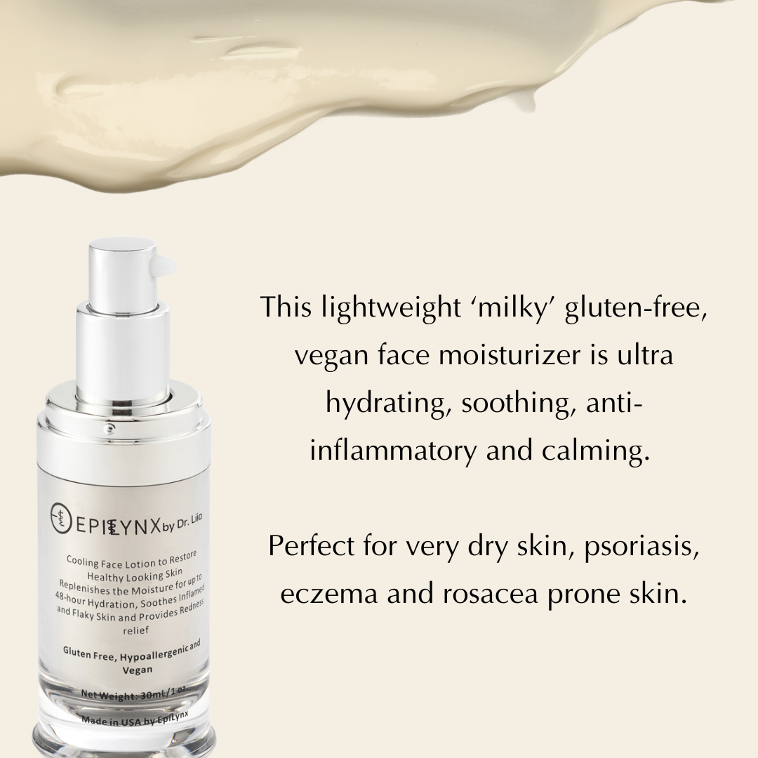 Face Moisturizer for Sensitive and Dry Skin - Lightweight from Epilynx Skincare and Cosmetics