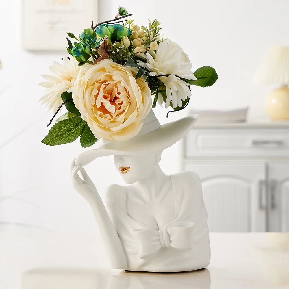 Modern Girl Flower Vase from Moderny