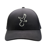 Black/Grey Eagle Performance Hat from Talon Golf LLC