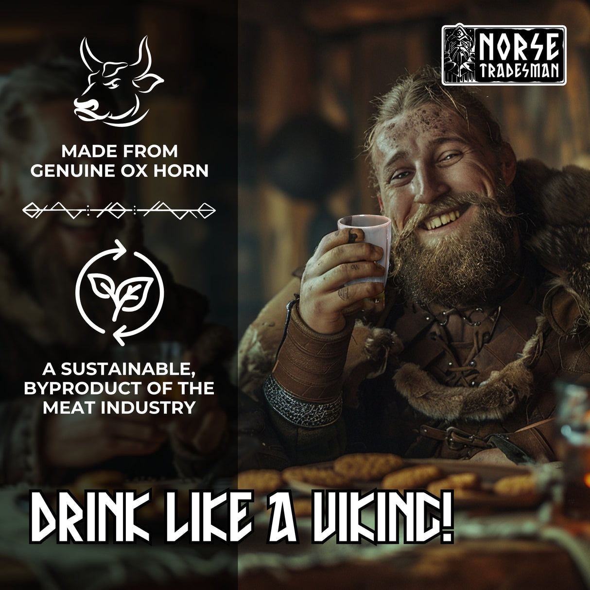 Horn Shot Cups (5-Pack) from Norse Tradesman
