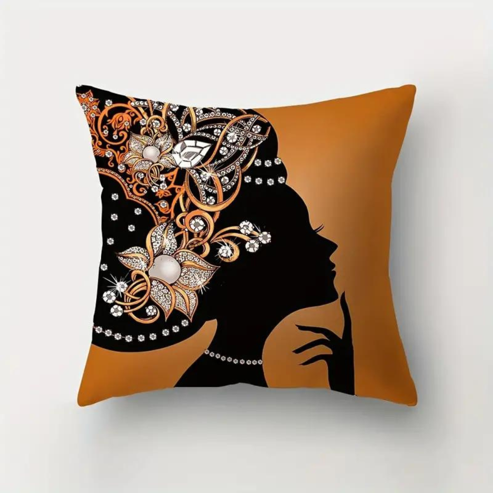 African Women Cushion Cover from Moderny