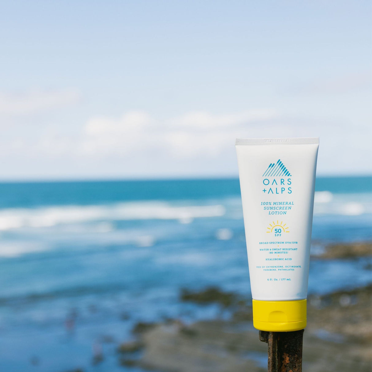 Mineral Sunscreen Lotion with SPF 50 (100%) from Oars + Alps