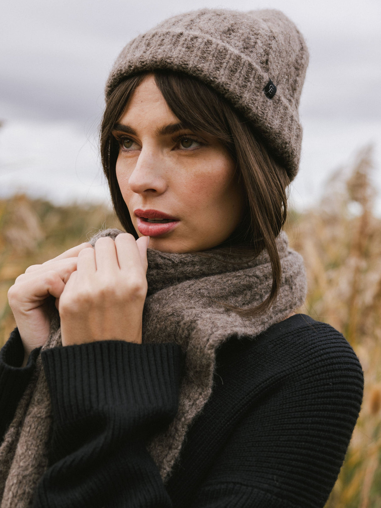 Cable Knit Beanie from Cozy Earth