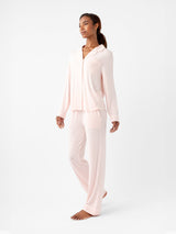 Women's Bamboo Stretch-Knit Long Sleeve Pajama Set TALL from Cozy Earth