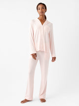 Women's Bamboo Stretch-Knit Long Sleeve Pajama Set from Cozy Earth