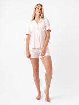 Women's Bamboo Stretch-Knit Short Sleeve Pajama Set from Cozy Earth