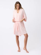 Women's Bamboo Stretch-Knit Kimono Robe from Cozy Earth