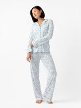 Women's Bamboo Stretch-Knit Long Sleeve Pajama Set from Cozy Earth