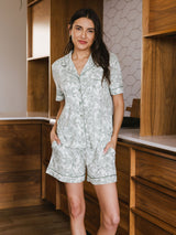Women's Bamboo Stretch-Knit Short Sleeve Pajama Set from Cozy Earth