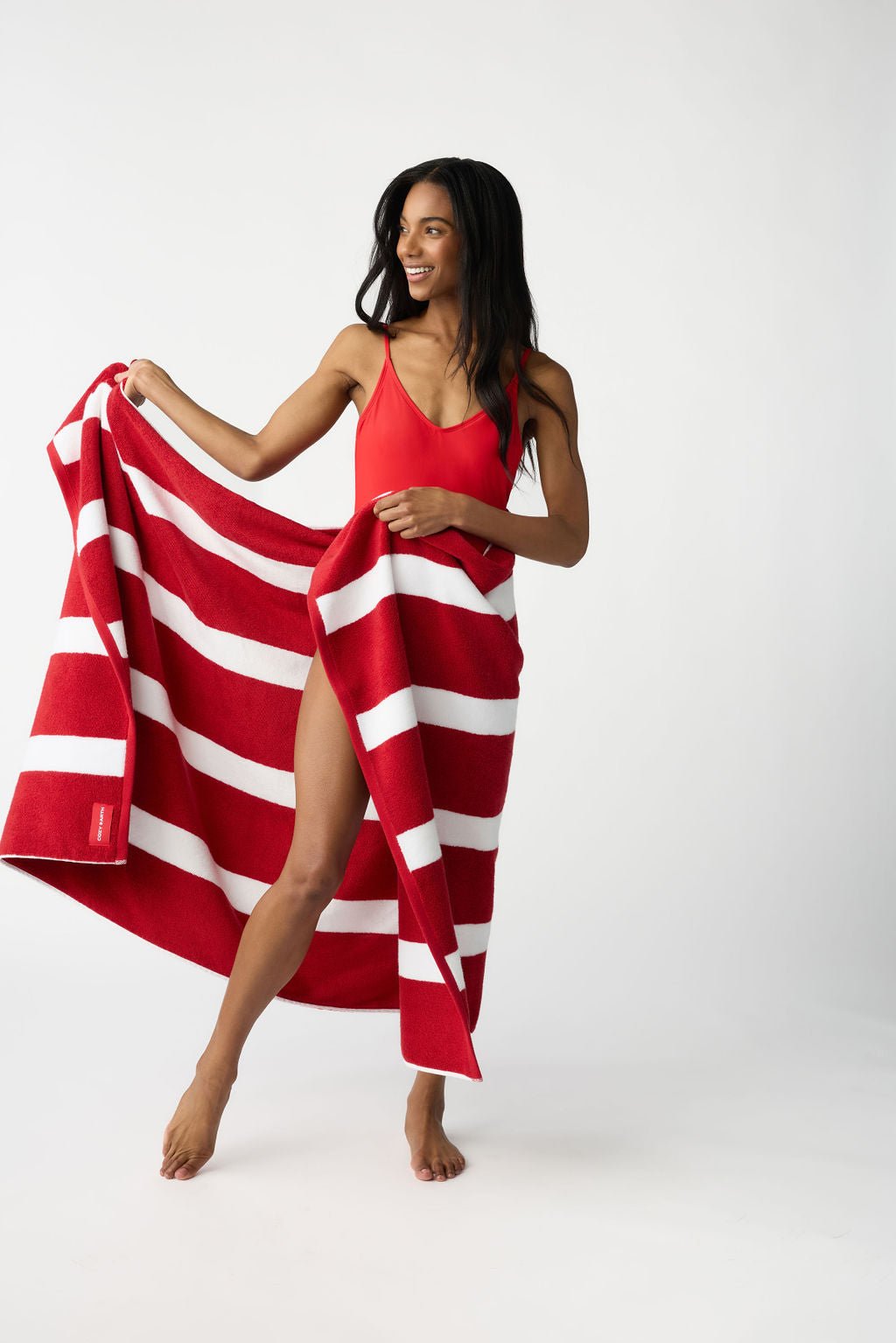 Classic Stripe Resort Towel from Cozy Earth