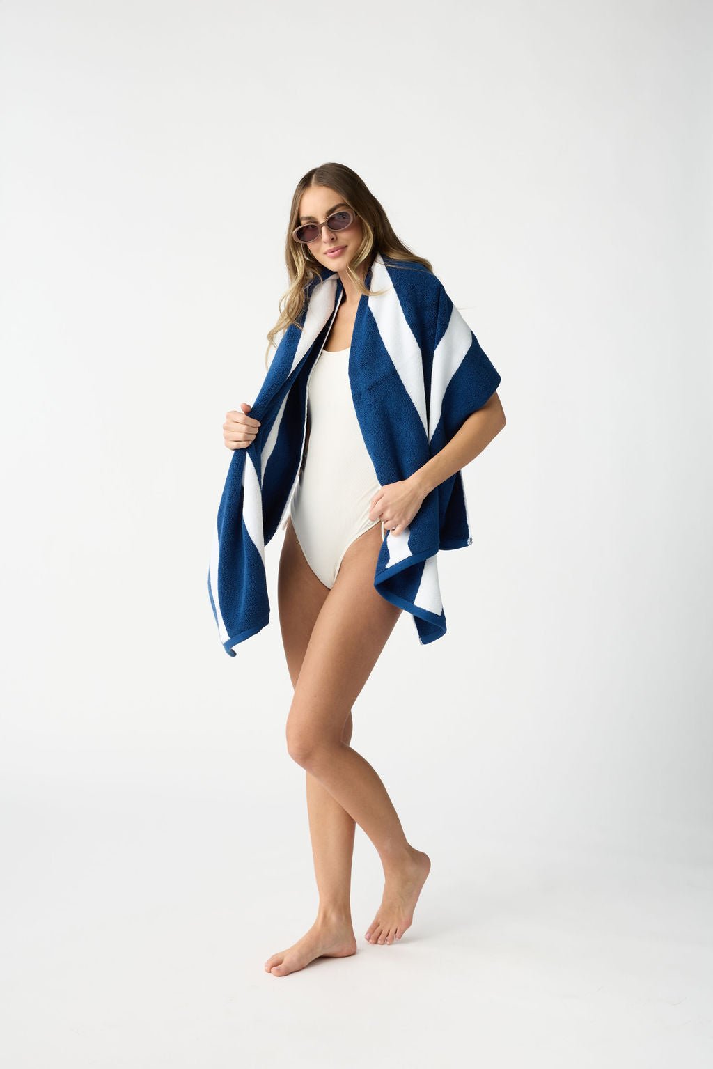 Classic Stripe Resort Towel from Cozy Earth
