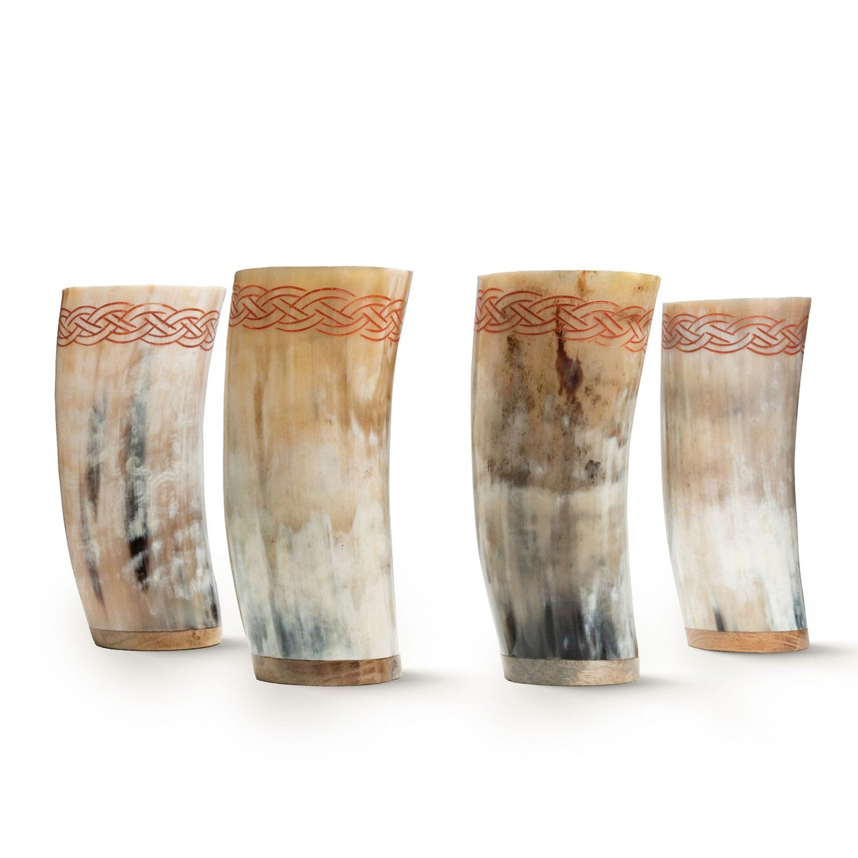 Horn Cups Set (4) from Norse Tradesman