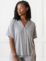 Women's Bamboo Stretch-Knit Short Sleeve Pajama Set from Cozy Earth