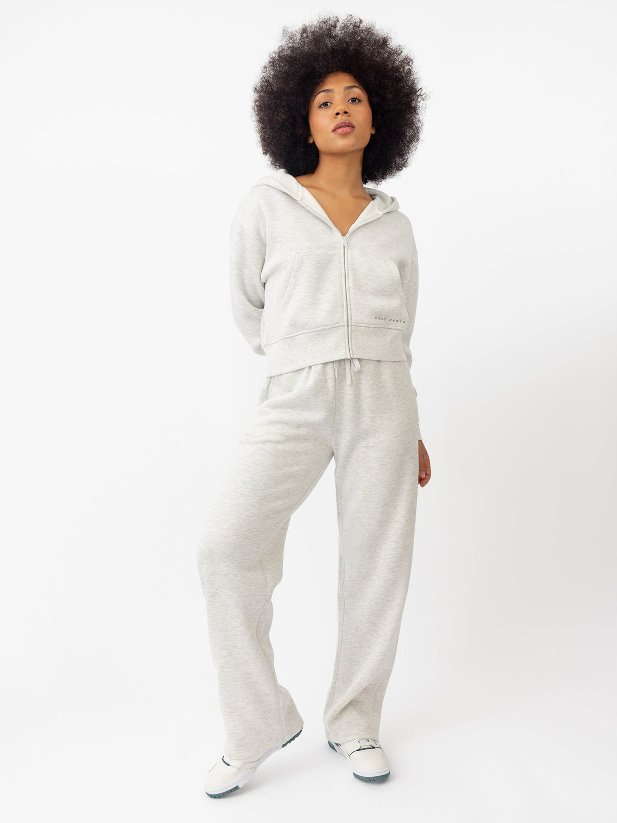 Women's CityScape Cropped Full Zip from Cozy Earth