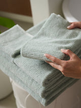 Ribbed Terry Bath Towel Set from Cozy Earth