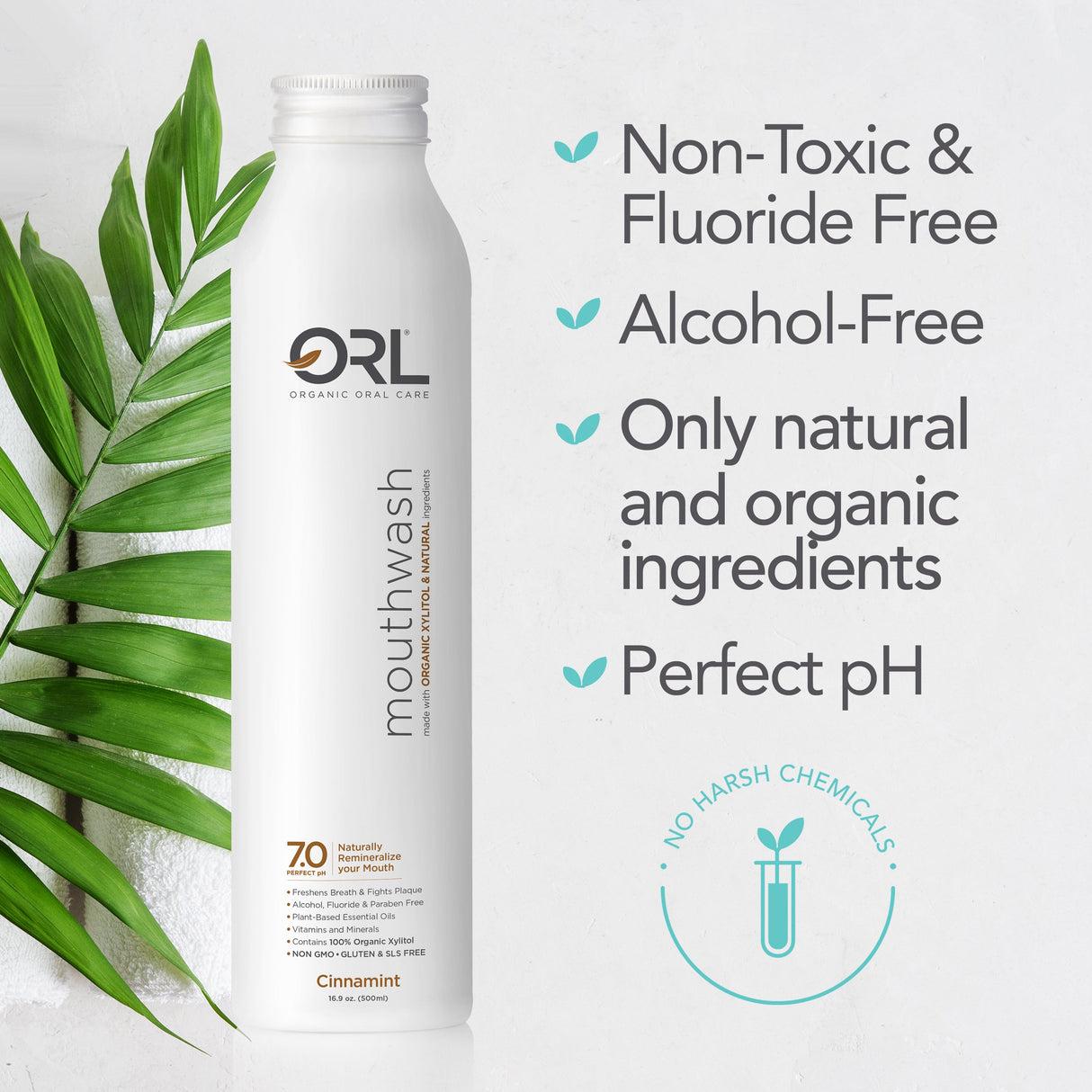 Natural Mouthwash made with the Finest Clean Ingredients from ORL