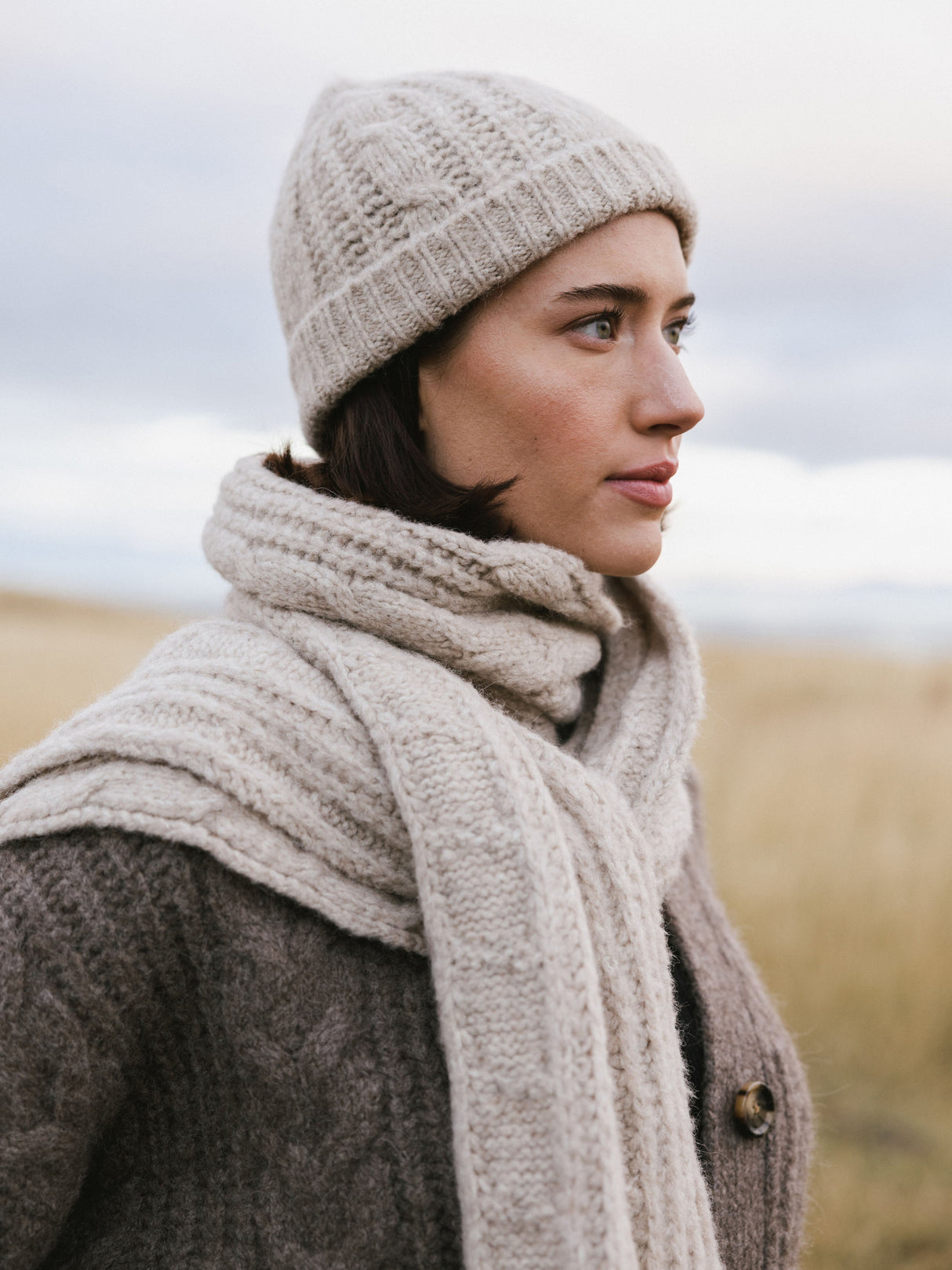 Cable Knit Beanie from Cozy Earth