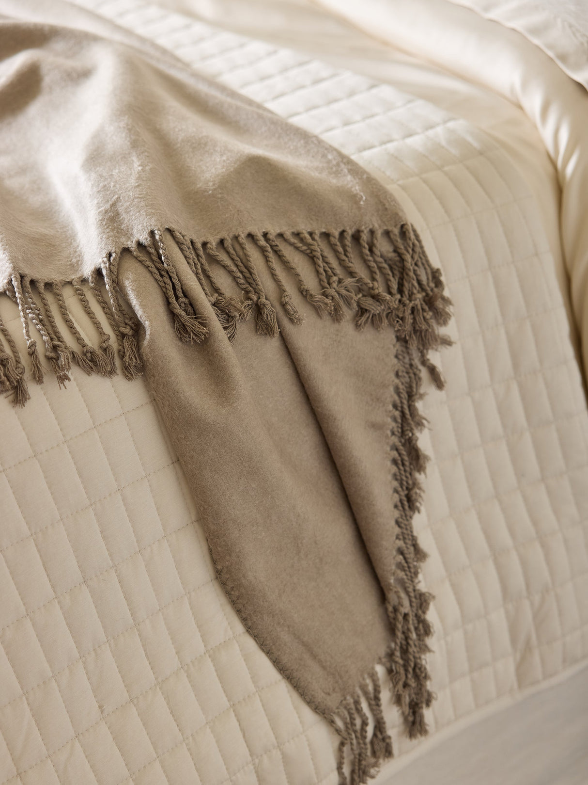 Bamboo Tassel Throw from Cozy Earth