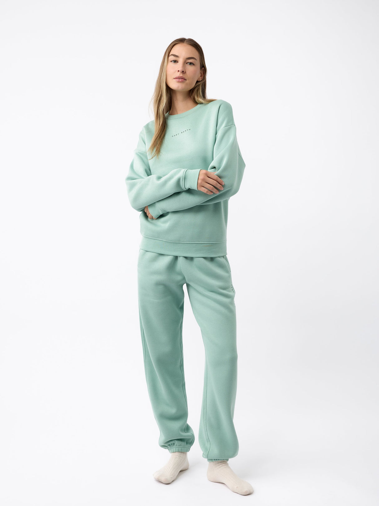 Women's CityScape Crewneck & Sweatpant Set from Cozy Earth