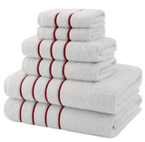 Nisa Luxury Linen 6 Piece 100% Cotton Turkish Bath Towel Set From American Soft Linen