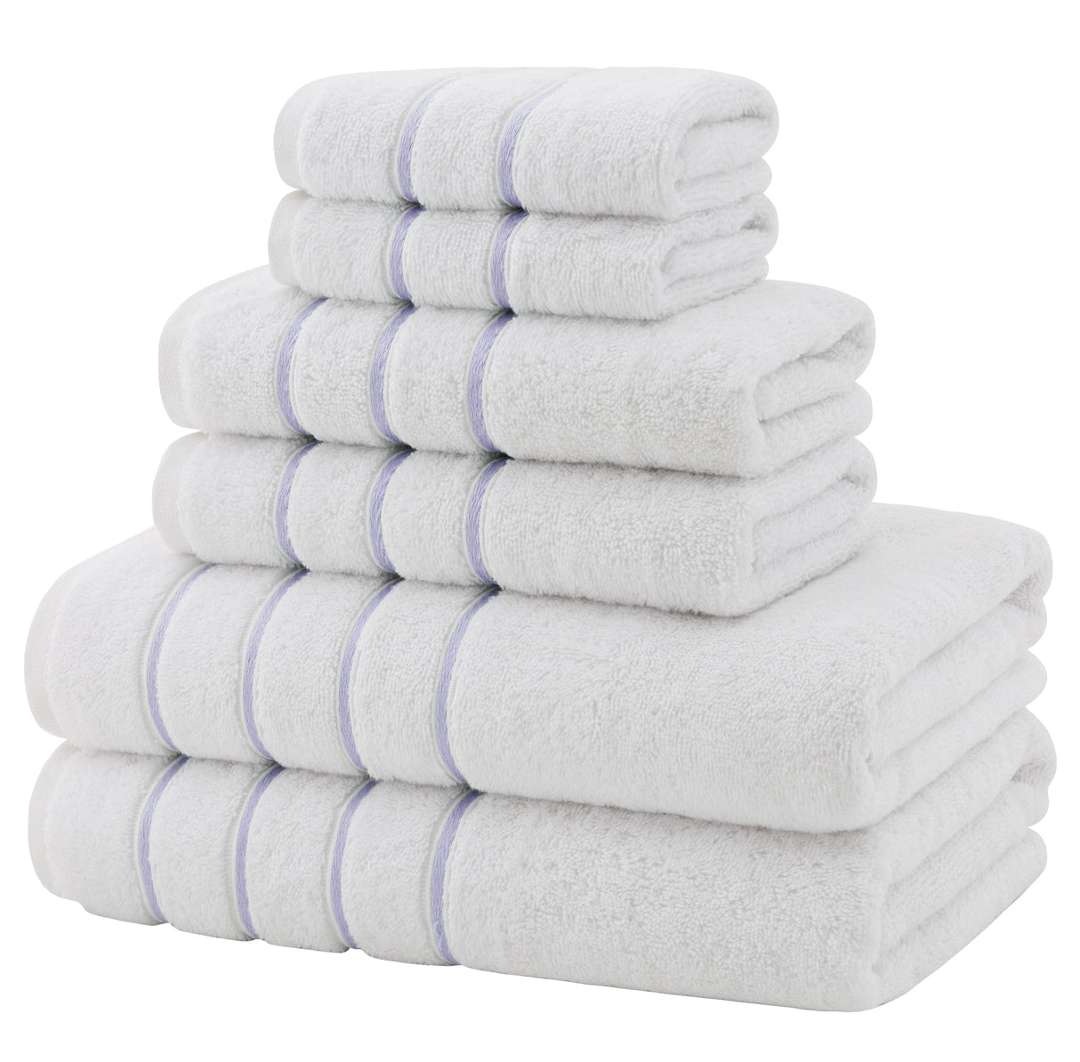 Nisa Luxury Linen 6 Piece 100% Cotton Turkish Bath Towel Set From American Soft Linen